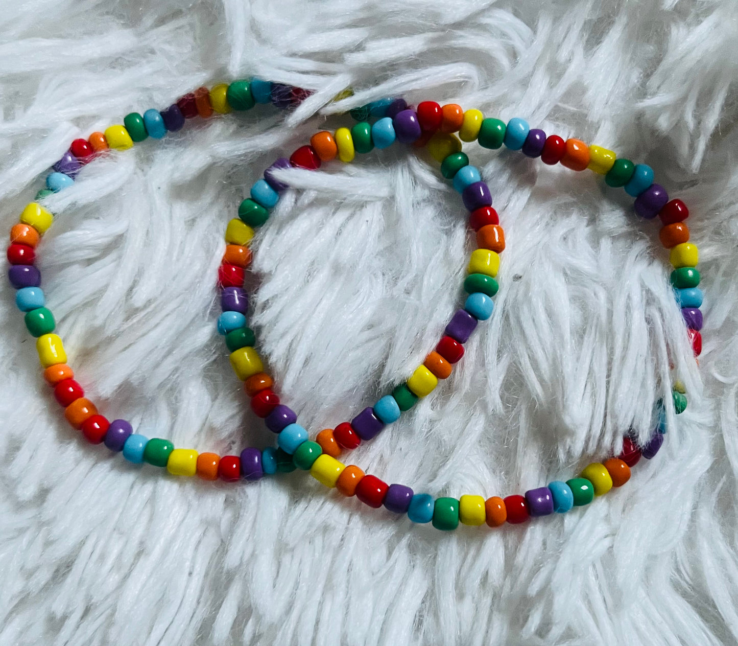 2 Pack Rainbow Bracelets ๐