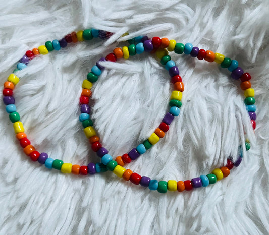 2 Pack Rainbow  Bracelets 🌈